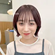 【🪻💓艶カラーNo.1💓🪻】　　　　　　　　　　　　　　　　　　　パープルカラー＋補修トリートメント🫶🫶✨