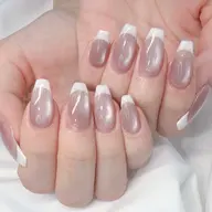 水玉マグネット先端フレンチ