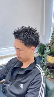 【動き出したい方】フェードカット＋パーマ 🌀⛓️