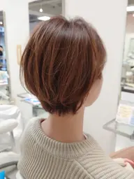人気✨似合わせカット+うる艶カラー