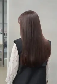 【癖とカラーの悩みを同時解決◎】髪質改善ストレート+カラー