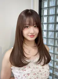 【流行の韓国レイヤー🇰🇷🩶】カット+髪質改善クイックトリートメント+marbb🎀♡