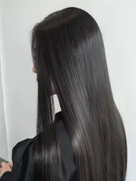 美髪ストレート+カット+トリートメント+ナノスチーム