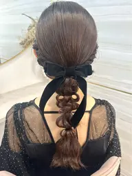 🎪大切なイベント前に🎪🎀顔周りカット+ヘアセット🎀(※カチモリ、ツイン系、編み込み系はご利用できません)