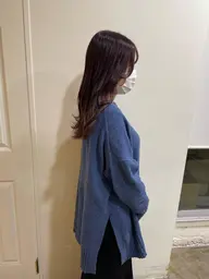 🩰透明感ハイライト🩰似合わせカット+ハイライト+イルミナ・n.カラー