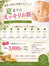 お腹集中ケア