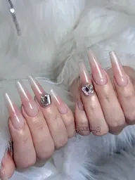 チップ長さ出し✨最強ガーリーネイル🎀大人可愛いチークネイル✨💕¥11550