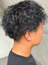 mensカット💇🏼♂️➕艶カラー💚🧡ヘッドスパ🫧🌻