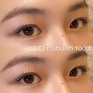 《2.3回目限定》LED【フラットラッシュ】100本付け替え(オフ込み)🌵 ※他店オフの場合+別途料金