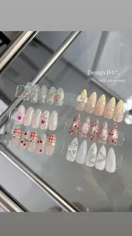 【design B】フレンチネイル（ベースカラー込み）orサンプルの中からお選びいただくコース🌟お色味変更可能です🉑