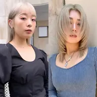 💛ご新規様限定💛👑ブリーチ指名No.1👑【ケアブリーチ】+【カラー】+髪質改善7stepトリートメント
