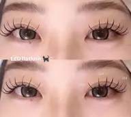 【 LEDエクステ💡🎀⸝⸝⸝】︎ 100本/持続力UP♡♡ 束感仕上げ🫧初めての方にもオススメ✨️