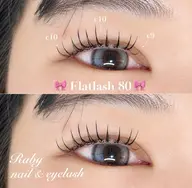 【期間限定モニター様価格🌸】フラットラッシュ60本～80本✨コーティング付き🫧