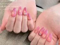💖【チップ長さ出し10本】マグネットネイル🫧🎀定番人気で上品にも華やか