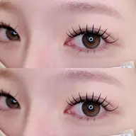 🦋LEDフラットラッシュ100本🦋LC.Lカールあり🪄