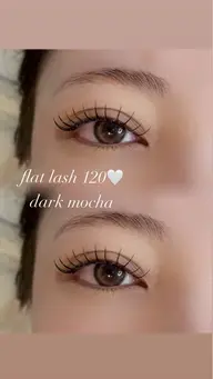 【🎀flat lash 120本🎀】韓国風束感仕上げ🍋