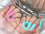 🌟🆕【スカルプ】ツートンネイル🩷🩵