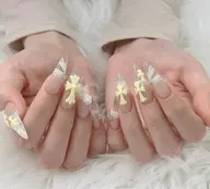 【ハンド】   チップ10本長さ出し♥持ち込みデザインやり放題パーツつけ放題