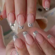 自爪🎀ガラスフレンチ🎀ベース有り