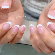 フレンチ(クリアベース)/丁寧ケア付き🫧(※オフあり)