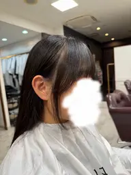前髪カット➕ 【 凛とした、芯のある髪 】 骨格と髪質に合わせるAujuaトリートメント