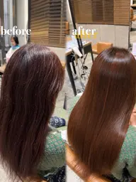 【至高の】髪質改善ストレート+カット+イルミナカラー+ケラスターゼ