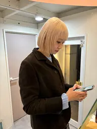 【🩵人気No.2🩵】 カット+ケアブリーチカラー+systemトリートメント
