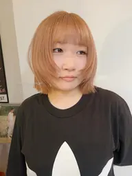 似合わせカット+ダブルカラー(肩上)🍭やわらかいcolor/透明感color