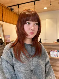 レイヤーカット+カラー+3stepトリートメント✨