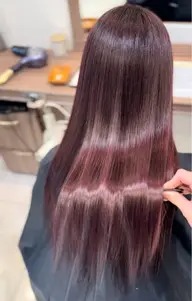 🍒チェリー系カラー🍒赤みのある艶感ブリーチカラー＋TR   180分
