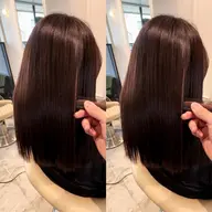【理想の艶髪へ】美髪縮毛矯正+トリートメント／髪質改善搭載の縮毛矯正、全国1%のトリートメント込みで感動する「絹髪」へ◎