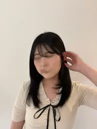 ドライカット+透明感カラー✨️