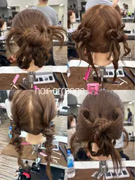 トレンド韓国かわいいヘアセット🎀