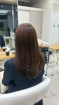 リタッチカラー+全頭カラー+補修トリートメント🫧