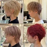 メンズカット×ブリーチ×カラー×トリートメント🫧