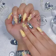 👑《人気No.2》自爪10本アート🎨+パーツ付け放題 🌸¥11990→¥8950🩵✨