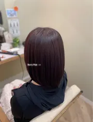 🍒 暖色 艶カラー + 3stepトリートメント