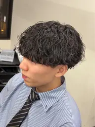【営業後モデル❕波巻きパーマ🌀】当日予約ok🌟カット+パーマ+ケアトリートメント