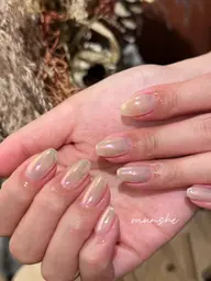 【hand】オーロラネイル💕 オフ無料／ケア込み／フィルイン対応／美フォルム