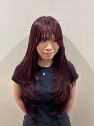 【🎀10月限定/新規様】韓国風似合わせカット+艶カラー🇰🇷透明感たっぷりの愛されhairに🤎