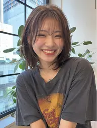 6月19日限定🌱10代.20代モニター🌱垢抜け韓国風レイヤーカット+透明感カラー+2STEP TR💚