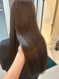 【学割クーポン👩🎓】カット+縮毛矯正+カラー+Aujua 4step TR