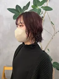 カット+カラー+くるくるパーマ👽