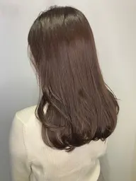 グレイカラー 根元～毛先
