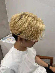 メンズカット+ブリーチ