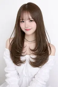 土曜日限定🩶ふわっと全体レイヤーロングメニュー♡3センチ以上カットできる方限定💇🏻♀️💙