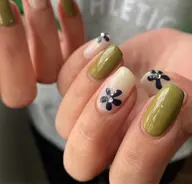 【hand】定額デザインart1-5本/オフ、甘皮カット込み