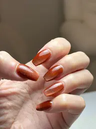 【ハンド】自爪を痛めないフィルイン施術✨グラデ、マグネット、ミラー、フラッシュネイル🩷