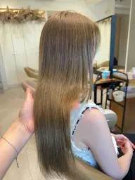 🥇人気No.1カット+ブリーチなしダブルカラー+オージュア1step treatment
