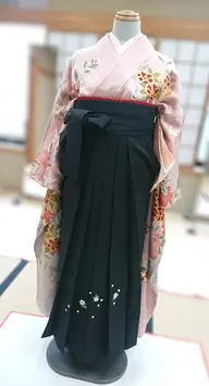 紬、小紋、訪問着、卒業式袴の着付け